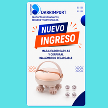 Cargar imagen en el visor de la galería, MASAJEADOR CAPILAR Y CORPORAL INALÁMBRICO RECARGABLE!!!