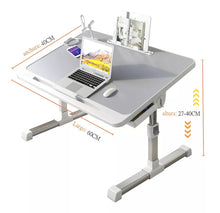 Cargar imagen en el visor de la galería, Soporte Plegable Para Laptop, Con Luz Led Y Ventilador Usb