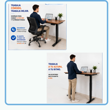 Cargar imagen en el visor de la galería, BASE PARA ESCRITORIO ALTURA REGULABLE AUTOMÁTICA