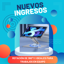 Cargar imagen en el visor de la galería, SOPORTE DE ALUMINIO PARA TABLET, KINDLE, IPOD, LIBROS, ETC