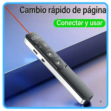 Cargar imagen en el visor de la galería, PRESENTADOR, PASADOR DE DIAPOSITIVAS CON PUNTERO LÁSER, INALÁMBRICO RECARGABLE!!!