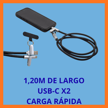 Cargar imagen en el visor de la galería, CORREA DE SEGURIDAD + USB - C