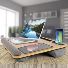 Cargar imagen en el visor de la galería, Soporte Para Laptop De Bamboo