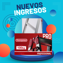 Cargar imagen en el visor de la galería, ESCALERA CON 4 PATAS REGULABLES