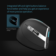 Cargar imagen en el visor de la galería, MOUSE VERTICAL INALÁMBRICO BLUETOOTH RECARGABLE ZELOTES F-36