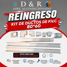 Cargar imagen en el visor de la galería, KIT DE DUCTOS 80 * 60