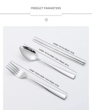 Cargar imagen en el visor de la galería, SET DE CUBIERTOS + PALITOS CHINOS + SORBITOS Y LIMPIADOR