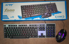 Cargar imagen en el visor de la galería, JUEGO DE MOUSE Y TECLADO GAMING CON LUCES RGB EN ESPAÑOL!!!