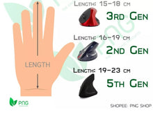 Cargar imagen en el visor de la galería, MOUSE VERTICAL ERGONÓMICO INALÁMBRICO