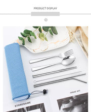 Cargar imagen en el visor de la galería, SET DE CUBIERTOS + PALITOS CHINOS + SORBITOS Y LIMPIADOR