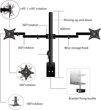 Cargar imagen en el visor de la galería, SOPORTE PARA MONITOR ARTICULADO DOBLE PARA 10¨ A 32¨