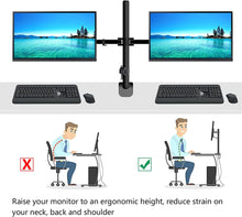 Cargar imagen en el visor de la galería, SOPORTE PARA MONITOR ARTICULADO DOBLE PARA 10¨ A 32¨