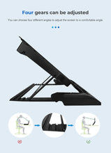 Cargar imagen en el visor de la galería, SOPORTE CON 2 ENFRIADORES PARA LAPTOP