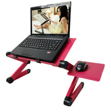 Cargar imagen en el visor de la galería, SOPORTE PARA LAPTOP Y MOUSE PLEGABLE CON ENFRIADOR