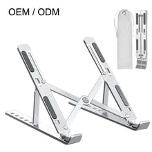 Cargar imagen en el visor de la galería, SOPORTE PLEGABLE PARA LAPTOP DE ALUMINIO