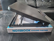 Cargar imagen en el visor de la galería, SOPORTE CON 2 ENFRIADORES PARA LAPTOP