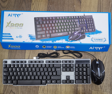 Cargar imagen en el visor de la galería, JUEGO DE MOUSE Y TECLADO GAMING CON LUCES RGB EN ESPAÑOL!!!