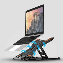 Cargar imagen en el visor de la galería, SOPORTE PARA COMPUTADORA PORTÁTIL BASE GIRATORIA 360 GRADOS