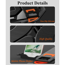 Cargar imagen en el visor de la galería, SOPORTE PARA COMPUTADORA PORTÁTIL BASE GIRATORIA 360 GRADOS