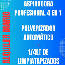 Cargar imagen en el visor de la galería, ALQUILER DE ASPIRADORA PROFESIONAL 4 EN 1
