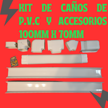 Cargar imagen en el visor de la galería, KIT DE DUCTOS PARA AIRE ACOND. APTO EXTERIOR

