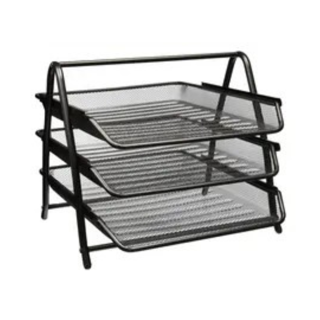 ORGANIZADOR DE ESCRITORIO MET LICO CON 3 BANDEJAS Darrimport organizador-de-escritorio-met-lico-con-3-bandejas-darrimport
