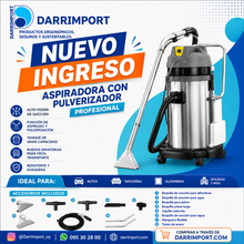 Cargar imagen en el visor de la galería, ASPIRADORA CON PULVERIZADOR INDUSTRIAL 30L
