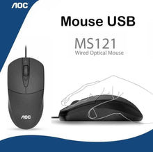 Cargar imagen en el visor de la galería, MOUSE AOC MS121 USB
