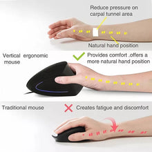 Cargar imagen en el visor de la galería, MOUSE ERGONOMICO VERTICAL RECARGABLE
