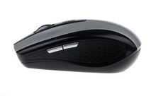 Cargar imagen en el visor de la galería, MOUSE INALÁMBRICO BI-COLOR JY-3 NEGRO Y PLATEADO
